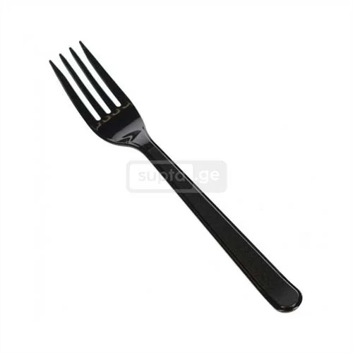LUX plastic black fork 100pcs